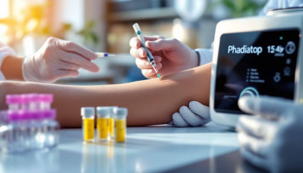 phadiatop : un test sanguin précis et fiable pour détecter rapidement les allergies respiratoires et améliorer votre diagnostic.