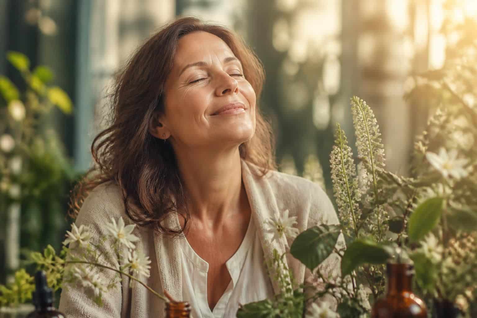 découvrez comment les fleurs de bach peuvent aider à apaiser les émotions et réduire les bouffées de chaleur durant la ménopause de manière naturelle et douce.